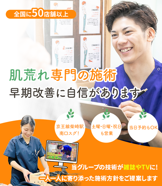 肌荒れでお悩みのあなたへ
